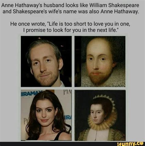 anne hathaway william shakespeare meme