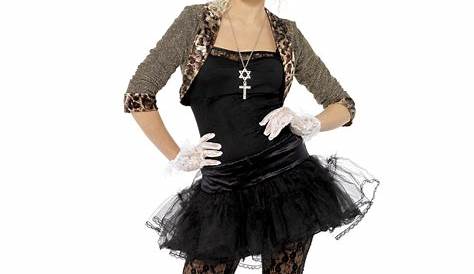 Costume Anni '80 fluo leopardato per donna²: Costumi adulti,e vestiti