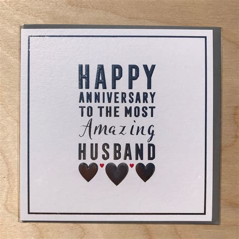 Celebrate Your Love With Printable Anniversary Cards For Your Husband