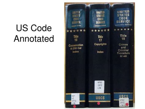 Annotated Us Code