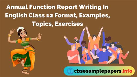 annual function report writing format