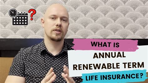 annual renewable term life insurance has