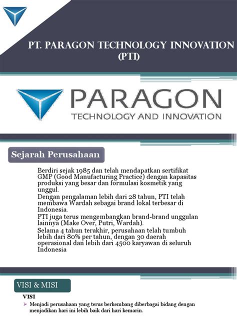 annual report pt paragon technology