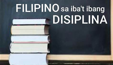 FILIPINO SA IBA'T IBANG DISIPLINA : UNANG YUGTO - YouTube