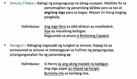 Ano ang panaguri at simuno Importante ba ito sa pagbuo ng pangungusap 3
