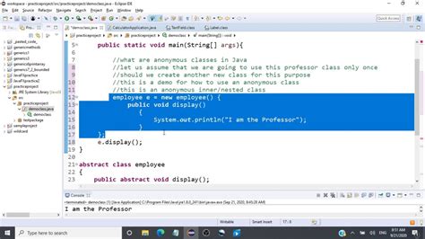 anonymous function in java example