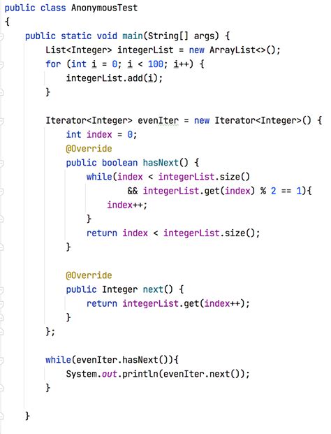 anonymous inner class in java example program