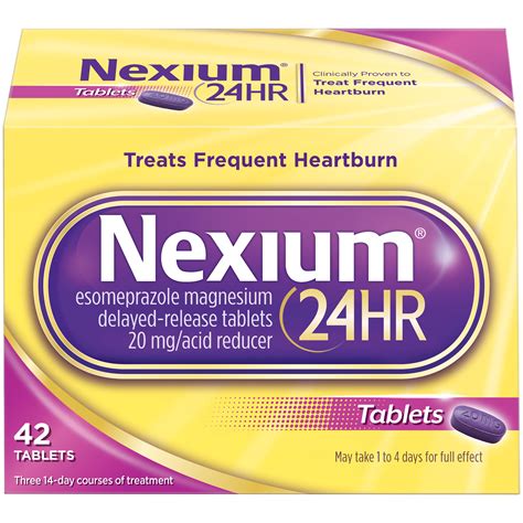 Nexium 24Hour Heartburn Relief Tablets (Pack of 14) eMedical