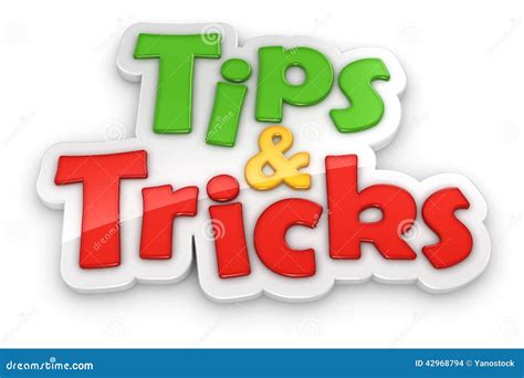 another term for tips and tricks