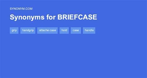 Another Word For A Briefcase