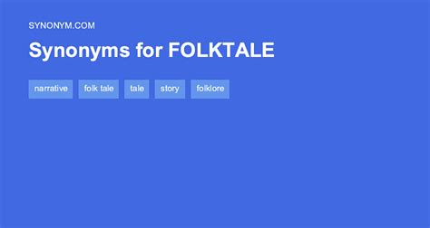 Another Word For Folktale