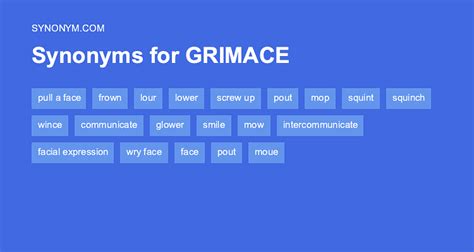 5 Words for Grimace