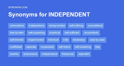 another word for independence skills