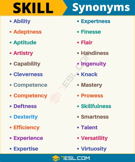 another word for learning new skills