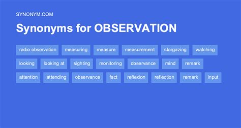 5 Observation Alternatives