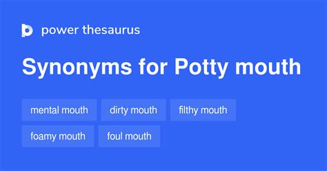 Another Word For Potty Mouth