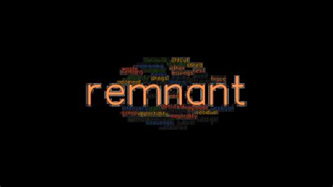another word for remnant