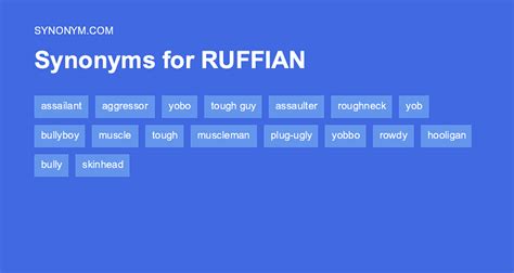 another word for ruffian
