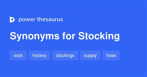 another word for stocking items