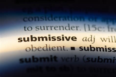 7 Submissive Synonyms