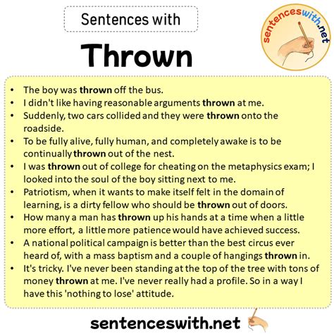 Another Word For Thrown Into