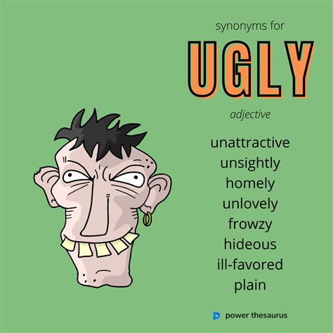 7 Ugly Synonyms