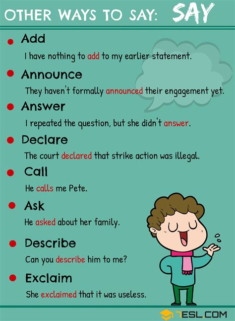 another word says