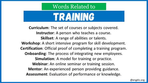another word.for.training.schedule