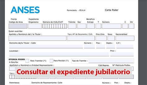 anses expediente de jubilacion