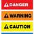 ansi standard for warning signs
