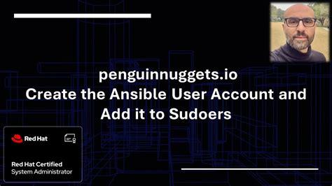 ansible create user and add to sudoers
