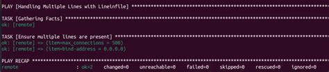 ansible lineinfile examples