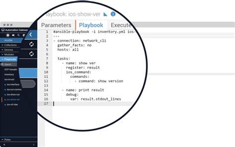 ansible network playbook examples