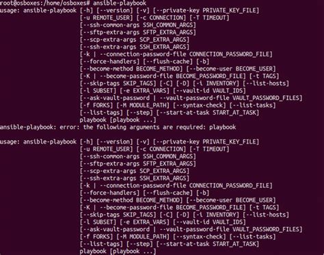 ansible playbook command not found windows