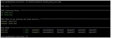 ansible playbook sudo user