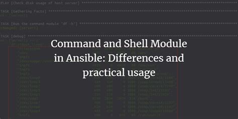 ansible shell stdin example