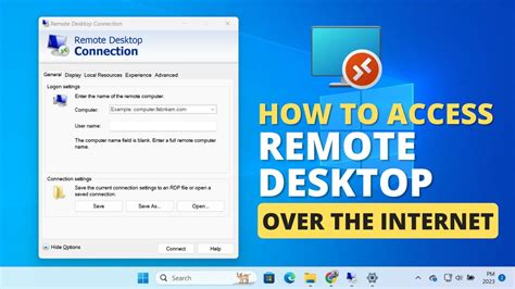 answer to Access Remote Desktop Over the cyberspace