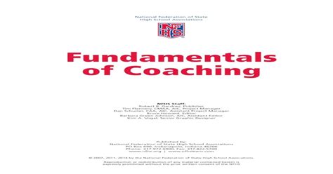 Answer to NFHS Fundamentals to Coaching: Mastering Wiring Diagram Topics