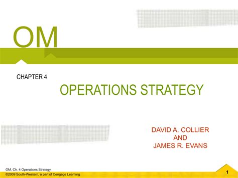 Unlock Success: OM4 Answers by Collier Evans – Master Operations Management Now!