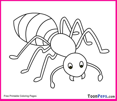 ant printable coloring pages printable template