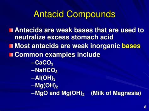 Antacid Examples In Sentences