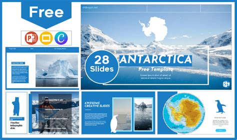 antarctica powerpoint template