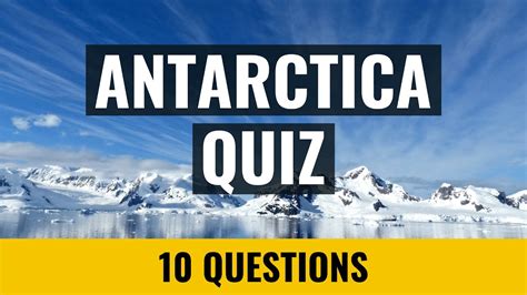 antarctica quiz with answers