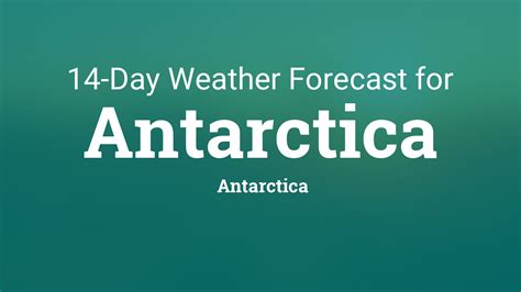 antarctica weather forecast 14 days
