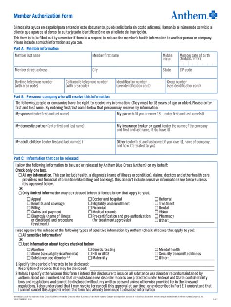 Anthem Bcbs Tax Forms