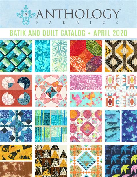 anthology fabrics free patterns