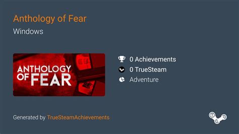anthology of fear achievements
