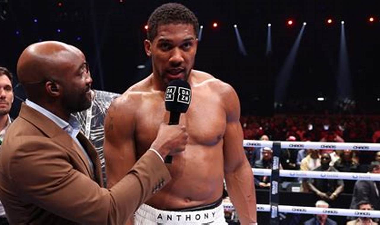 Anthony Joshua's Next Fight: Everything You Need to Know