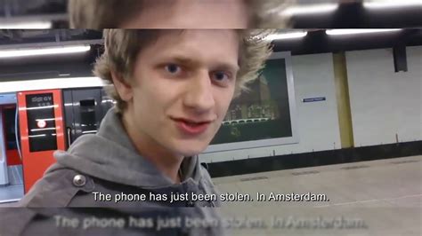 WochenendKurzfilm Ein Student lässt sich sein Handy klauen, um es