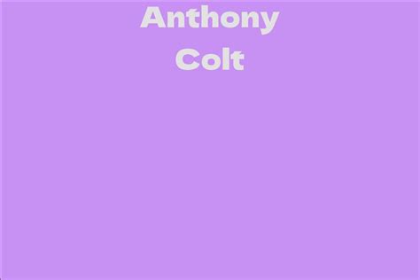 Anthony Colt